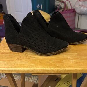 Lucky Brand Black Ankle Boots